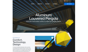SEO for the website of an aluminum pergola manufacturer