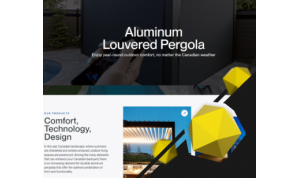 PPC for an aluminum pergola installation website in Canada