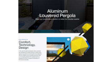 PPC for an aluminum pergola installation website in Canada