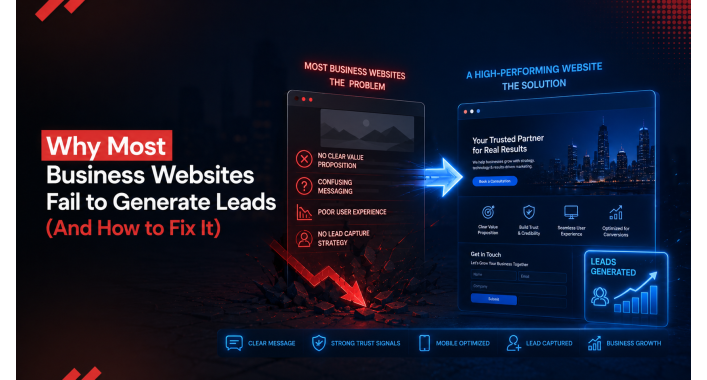 Why Most Business Websites Fail to Generate Leads (And How to Fix It) 