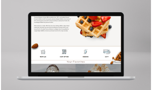 Waffle Factory - website design