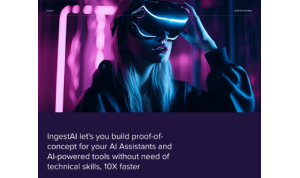 A site for creating AI applications based on AI models