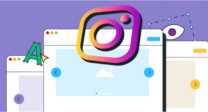 What is a landing page on Instagram?