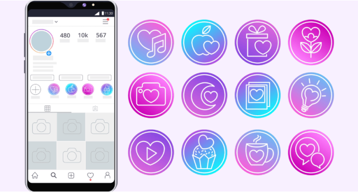 How do highlighters work on Instagram?
