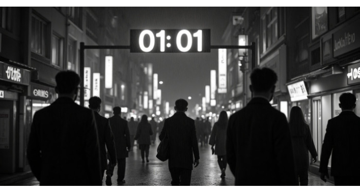 01:01 on the clock is a sign that is hard to miss