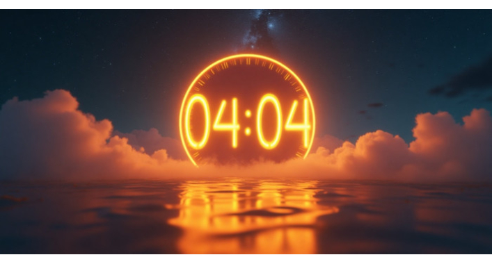 04:04 on the clock - when angels speak of order and change
