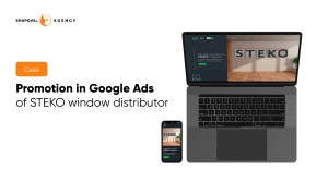 Promotion of STEKO window distributor in Google Ads