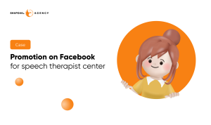 Promotion on Facebook for speech therapist center