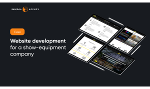 Website development for show-equipment company
