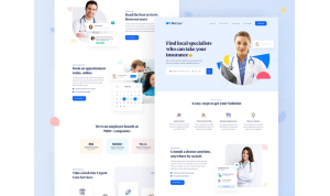 Website design for medical practice