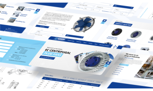 Corporate website for Blauberg Motoren