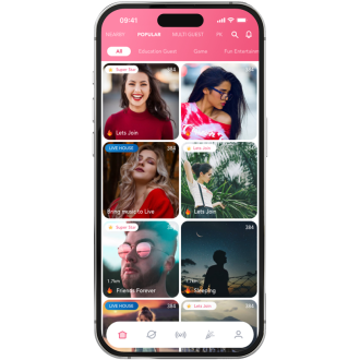 Live Streaming and Video Chat App in Social Entertainment