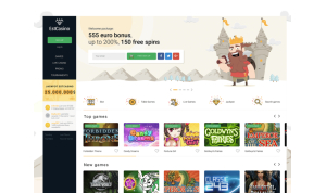 Branding, design and HTML Markup for gambling website Est Casino