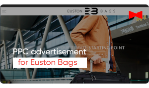 Case of an e-commerce project Euston Bags in the UK
