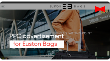Case of an e-commerce project Euston Bags in the UK